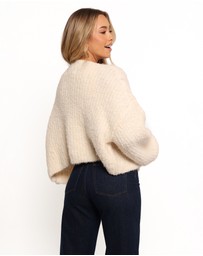 Petal & Pup - Albertine Cardigan - White