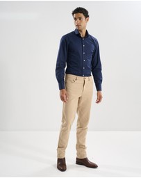 3 Wise Men - 3 Wise Men Ruxton Moleskin Trouser - Tan