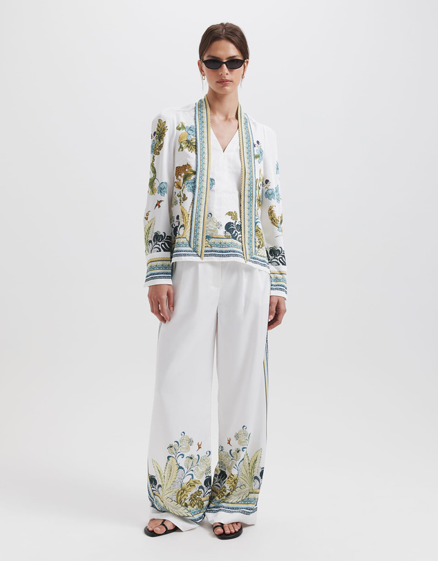 SABA - Liora Tie Neck Blouse