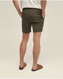 Oxford - Tom Cotton Stretch Shorts