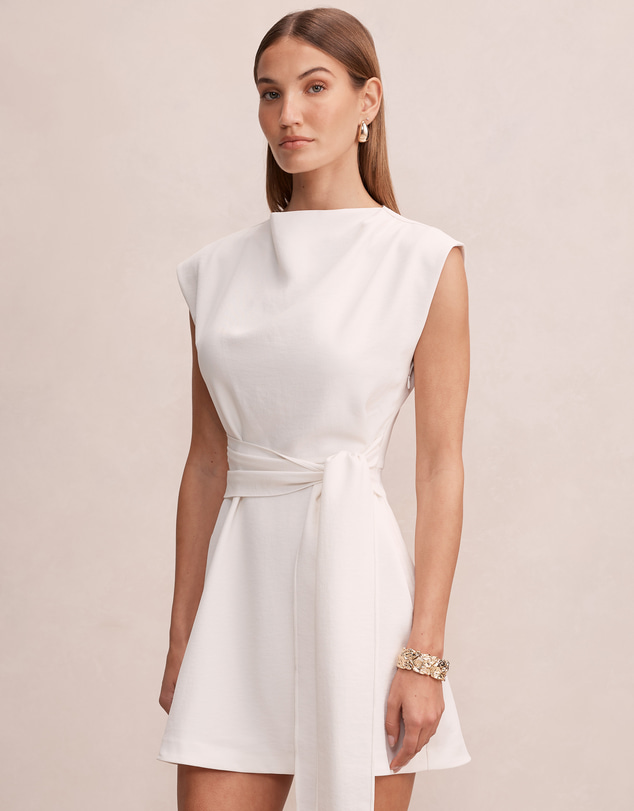 Forever New - Peony Tie Front Mini Dress