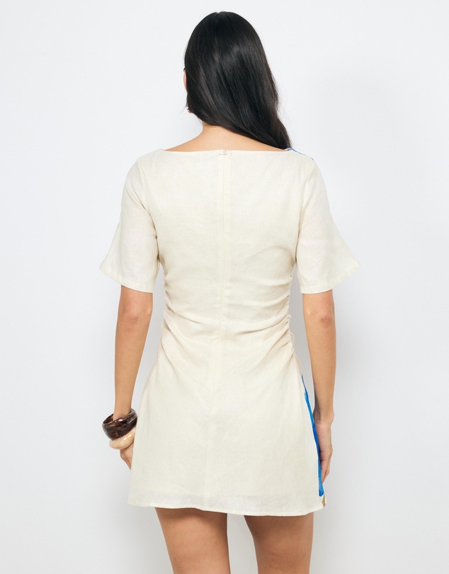 AERE - Lea Linen Mini Dress
