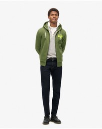 Superdry - Neon Vintage Logo Graphic Ziphood