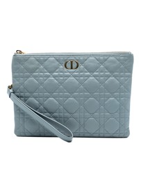 Pre-Loved by Azura Reborn - Pre-Loved Medium Calfskin Cannage Caro Daily Pouch