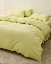 Sheet Society - Leo Washed Cotton Quilt Cover Set