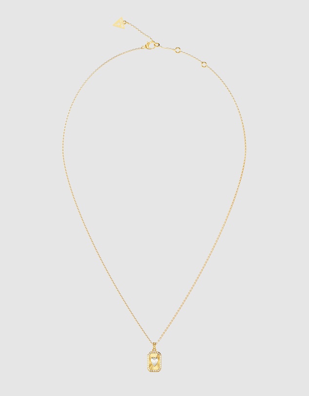 GUESS - GUESS Ladies Gold-Tone Love Tag Necklace