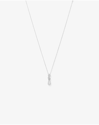 Michael Hill - 0.15 Carat TW Diamond Knots Pendant in Sterling Silver