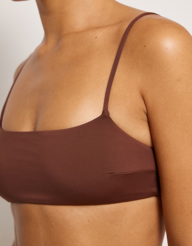 AERE - Scoop Bandeau Bikini Top