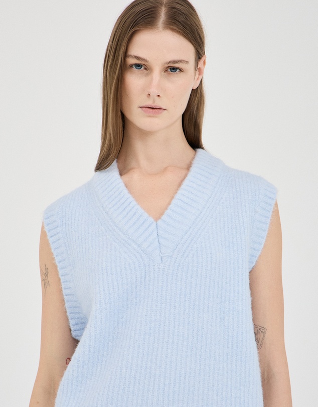 FRIEND of AUDREY - Warner Fluffy Knit Vest