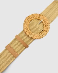 Miz Casa and Co - Round Rattan Plain Woven Belt