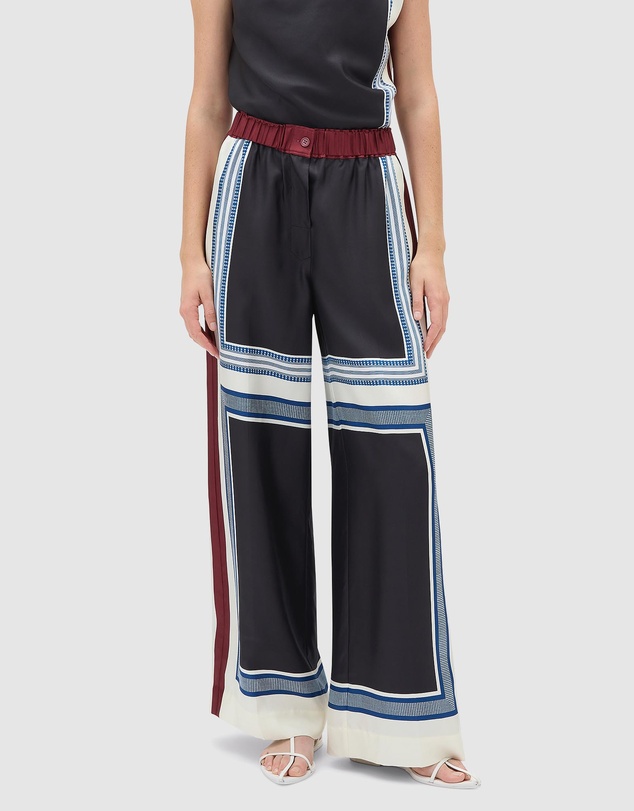 Oroton - Silk Scarf PJ Pants