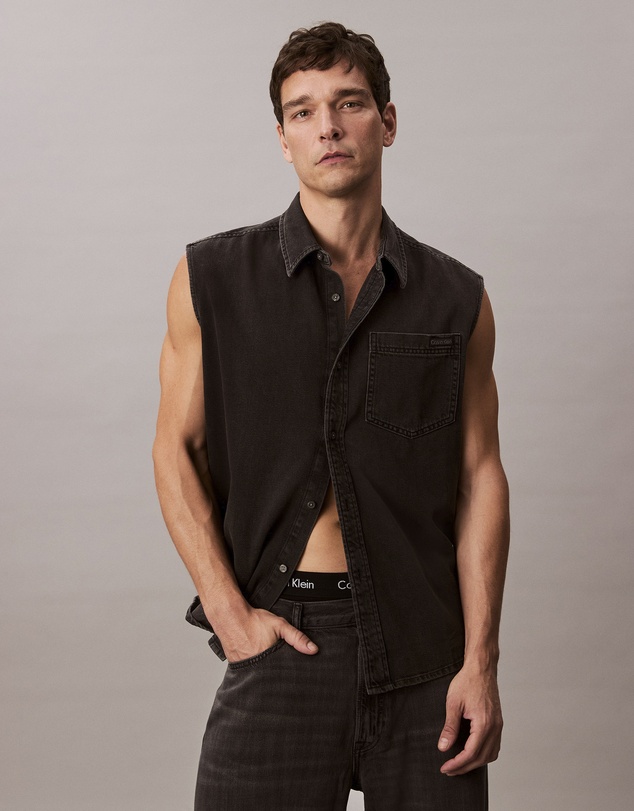 Calvin Klein Jeans - Sleeveless Denim Shirt
