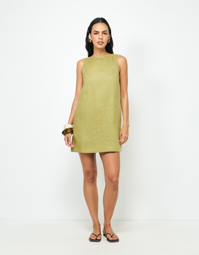 AERE - Zaya Linen Mini Dress