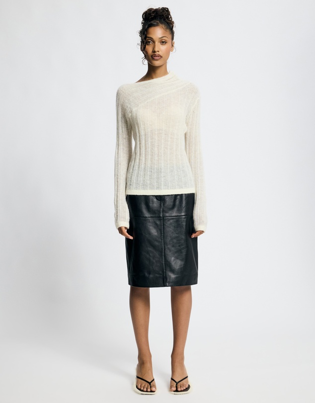 Lover - Seraphine Mohair Blend Sheer Jumper