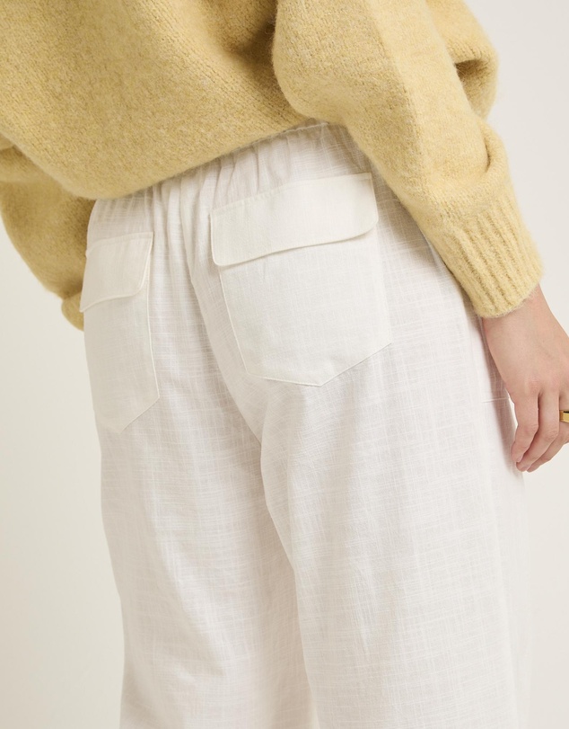 Subtitled - Lenny Linen Patch Pocket Pants