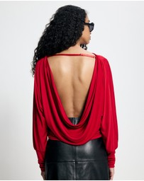 Lover - Carmen Cowl Back Top
