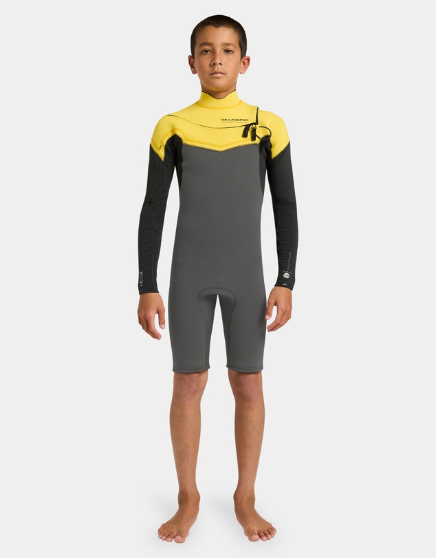 Billabong - Boys 8 to 16 2/2mm Absolute Ultra Long Sleeve Chest Zip Springsuit