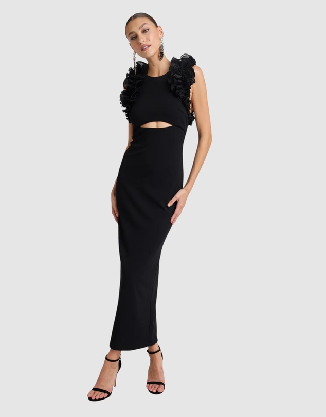 Romance by Honey and Beau - Trevia Frill Midi Dress