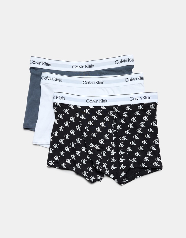 Calvin Klein - 3-Pack Icon Cotton Stretch Relaxed Fit Trunks
