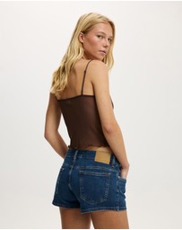 Cotton On - Micro Low Denim Short