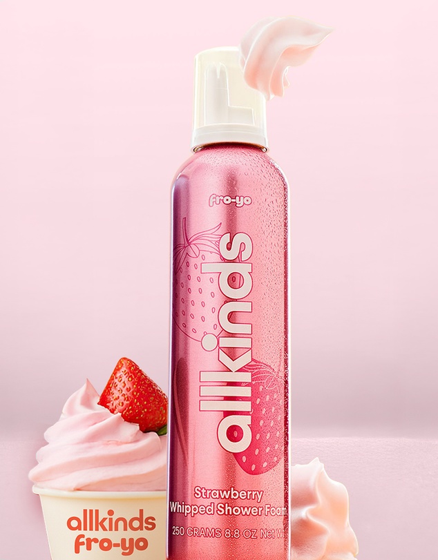 Allkinds - Strawberry Whipped Shower Foam
