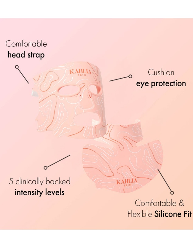 Kahlia Skin - LED Silicone Radiant Mask - Face, Neck & Décolletage