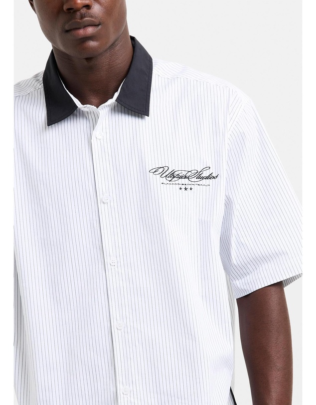 Black Noise White Rain - Baseline Short Sleeve Shirt