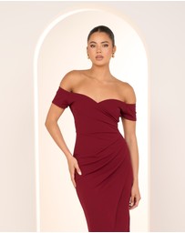 Pilgrim - Jamie Off Shoulder Midi Dress
