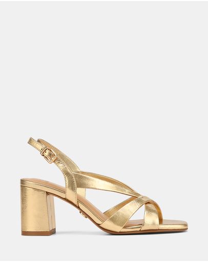 Gold Metallic Leather