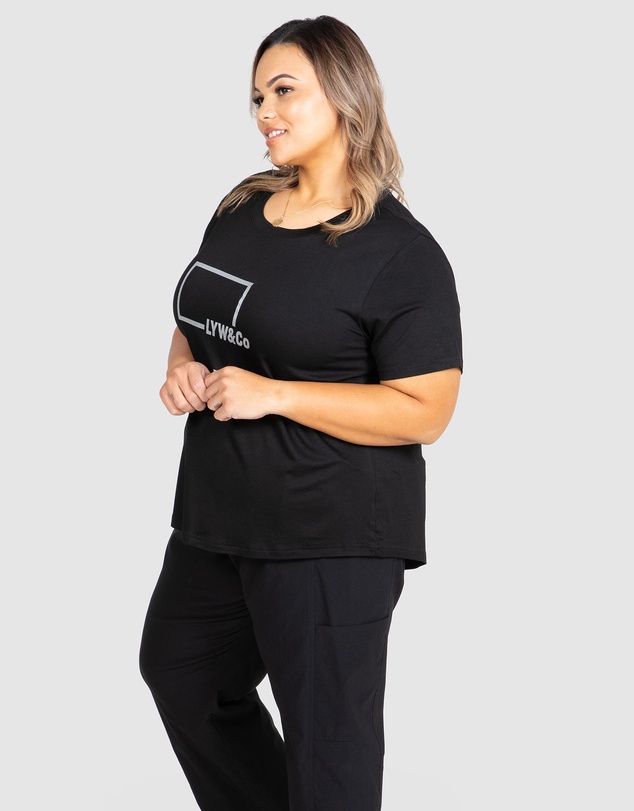 Love Your Wardrobe - LYW & Co Foil Print Tee