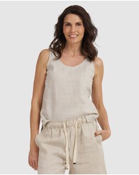 CAMIXA - Tanya Tank Linen Top
