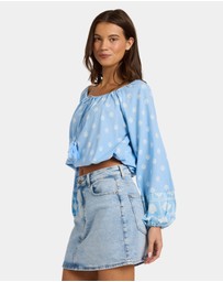 Roxy - Womens Cactus Flower Long Sleeve Top