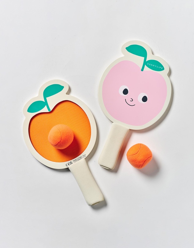 Sunnylife - Poppy the Peach Velcro Beach Bats - Kids