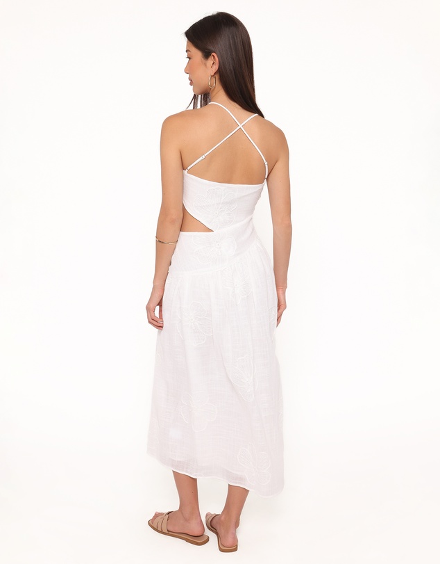 Petal & Pup - Olivea Midi Dress - White
