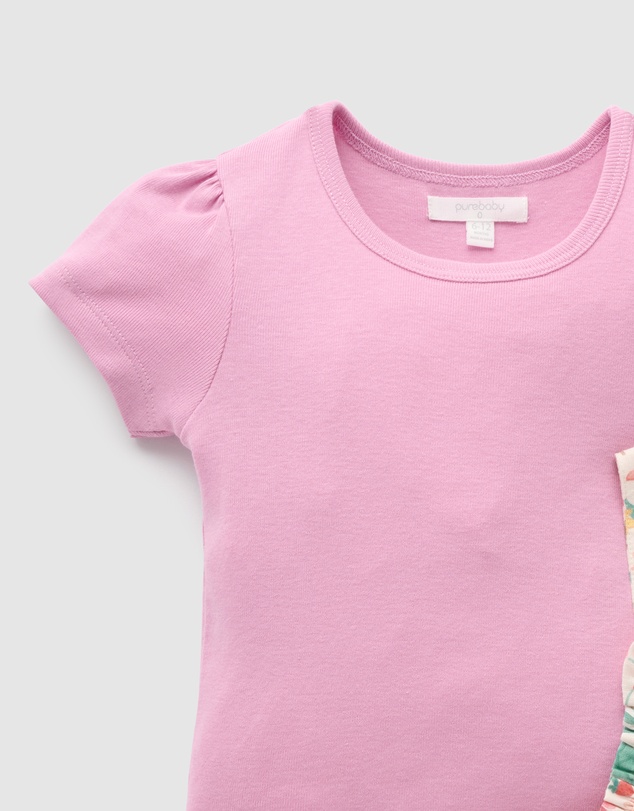 Purebaby - Linen Blend Overall Set- Kids-Babies