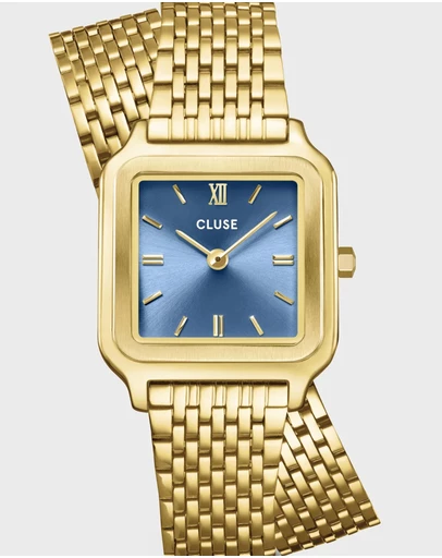 Cluse - Gracieuse Petite Double Steel Kyanite Blue/Gold