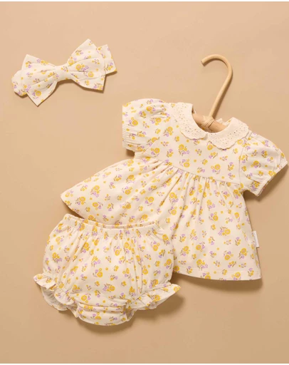 Purebaby - Luciana Floral Set -Kids-Babies