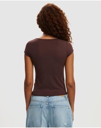 Cotton On - Hold Me Short Sleeve Top