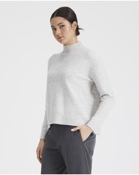 Everly Collective - Denver Mock Knit Sweater