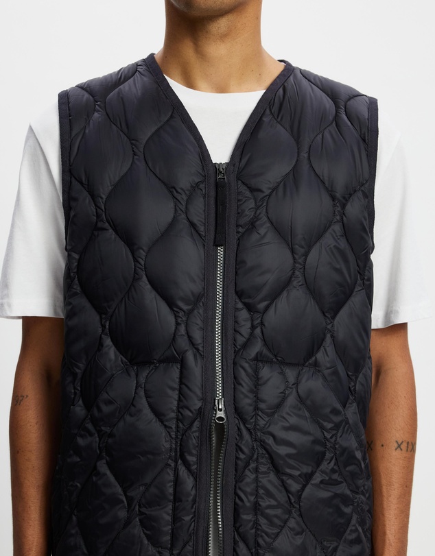TAION - Military V-Neck W-Zip Down Vest Soft Shell