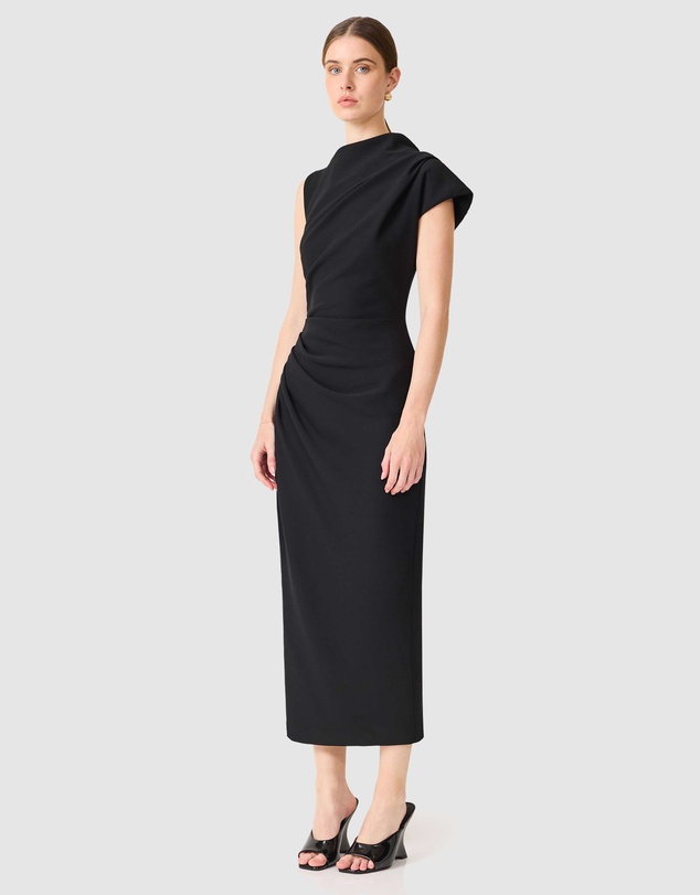 Elliatt - Chantal Asymmetrical Midi Dress
