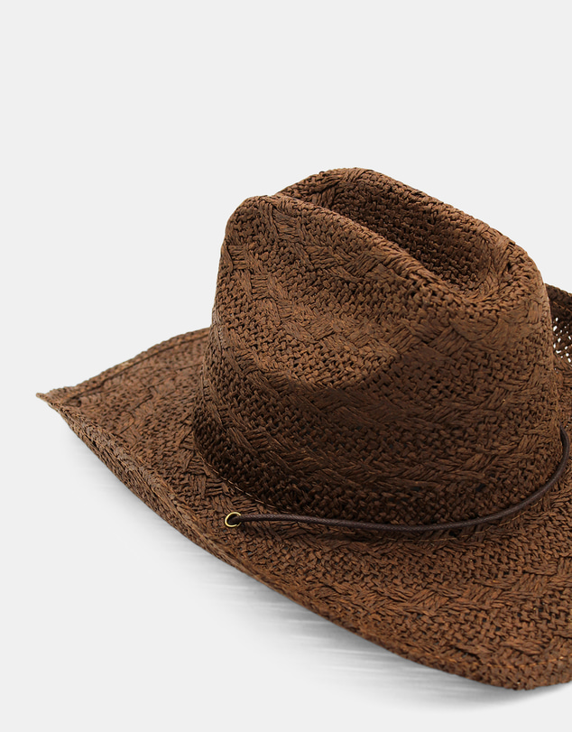 Morgan & Taylor - Wylder Woven Straw Cowboy Hat in Brown