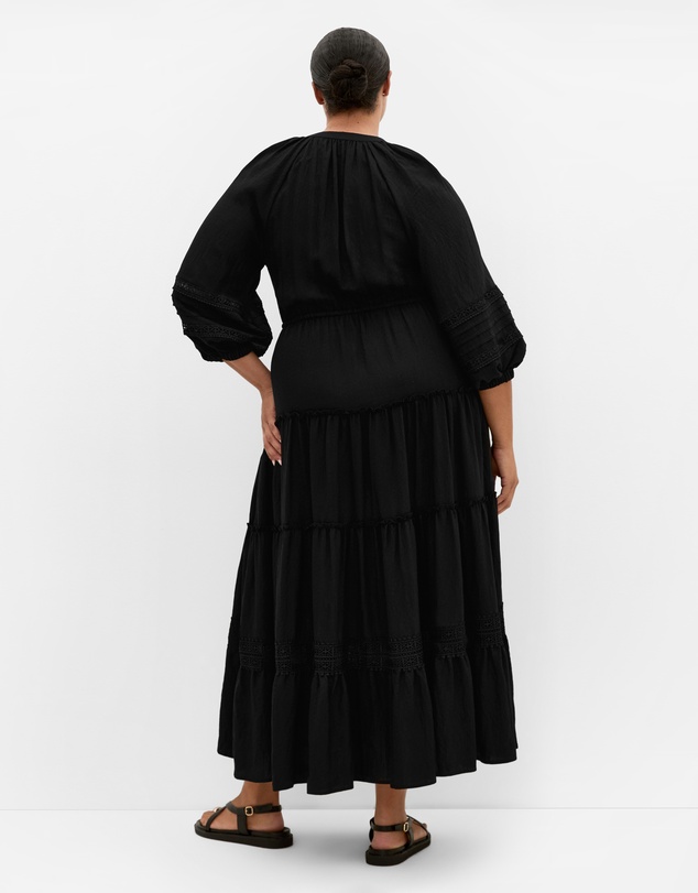 City Chic - Tiana Tier Maxi Dress
