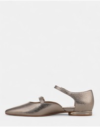 Naturalizer - Harmony Mary-Jane Flat - Pewter