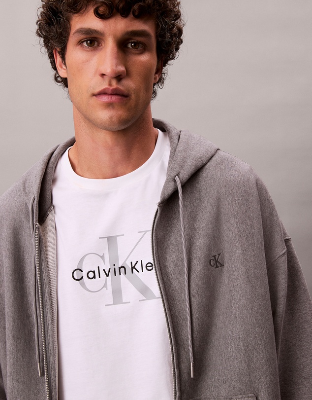 Calvin Klein Jeans - Premium Terry Relaxed Zip Hoodie