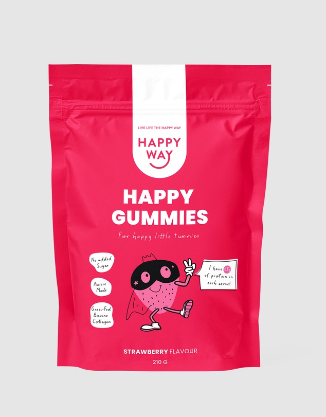 Happy Way - Strawberry Flavour Happy Gummies Mix