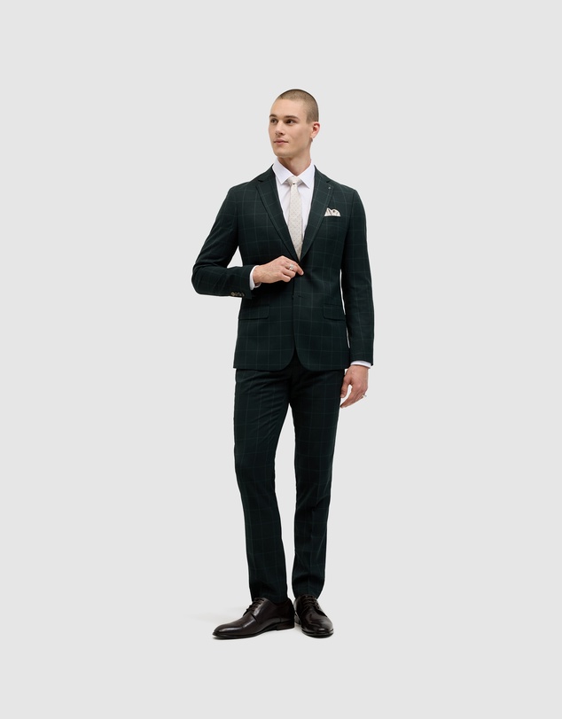 Politix - Baxter Windowpane Tailored Pant