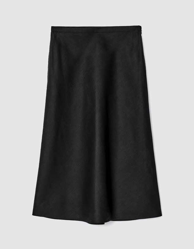 COS - Linen-Blend Midi Column Skirt