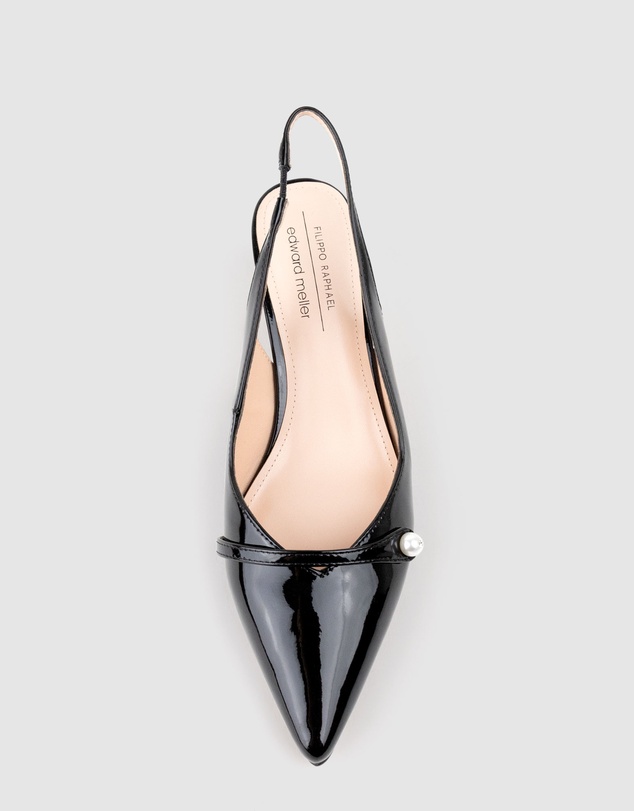Edward Meller - DIVINE55 Slingback Pump with Pearl