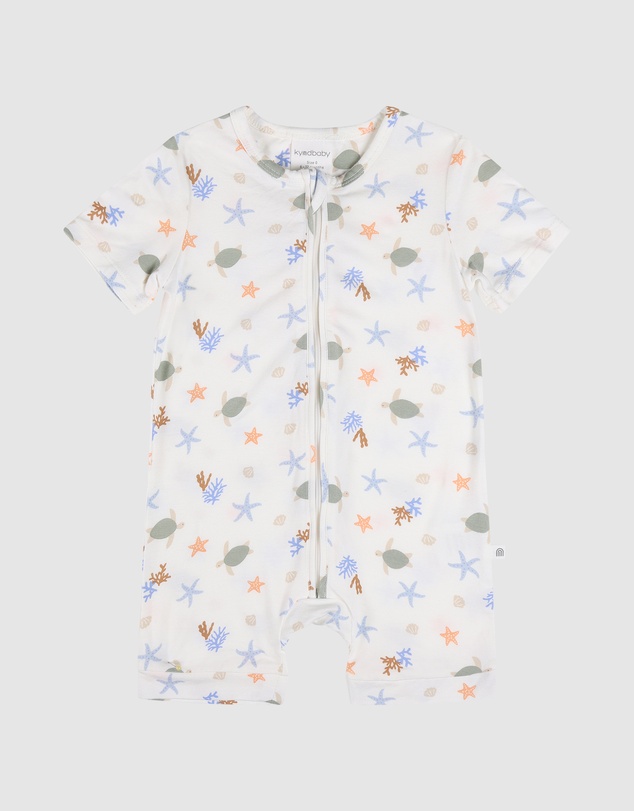 Kynd Baby - Essential Short Sleeve Onesie in Underwater World